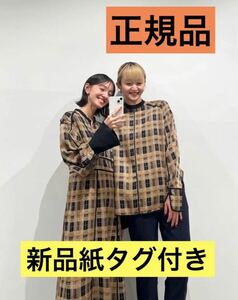 クラネ正規品！新品紙タグ付き★CLANE新作チェックパイピングワンピCHECK PIPING ONE PIECE