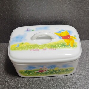 【未使用】くまのプーさん 陶器の収納ケース