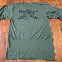 沖縄 米軍放出品 USMC MARINE ROTHCO ミリタリー ロング Tシャツ オシャレ ファッション 古着 ビンテージ MEDIUM OD (管理番号ZA1)_画像3