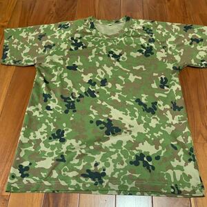 沖縄 米軍放出品 自衛隊 迷彩柄 半袖 Tシャツ トレーニング ランニング 筋トレ スポーツ MEDIUM (管理番号N7)