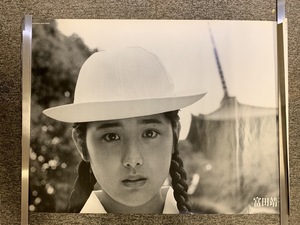 『1986年　富田靖子　シングル　なんて素敵にジャパネスク　恋せよ、日本姫　告知ポスター 女優 アイドル 歌手 』