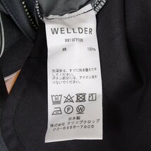 LPP15207 WELLDER ウェルダー ドローストリング イージー トラウザーズ ストライプ パンツ WM19FPT08 3 ネイビー系 未使用_画像7