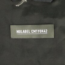 LAJ19437 NULABEL CM1Y0K42 ニューレーベル WORK DRESS JACKET TYPE2 ワークジャケット M 未使用 ブラック_画像4