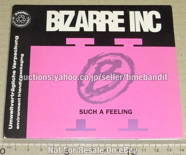 中古輸入CDS Bizarre Inc - Such A Feeling [Single 1991][ZYX 6589-8] Raise Me Frenzy Vinyl Solution