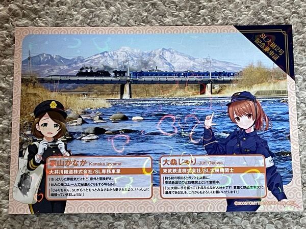 東武鉄道 SL大樹2号 記念乗車証