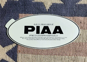 ステッカー　PIAA　ピア　楕円　非売品　シール　未使用　昭和　貴重