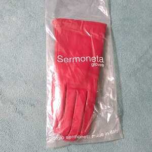 Sermoneta gloves セルモネータグローブス　赤
