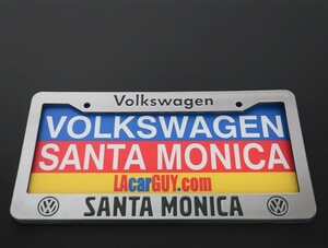 ◆US　VW　ナンバーフレーム　サンタモニカ　ワーゲン　USDM