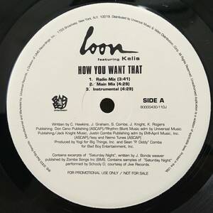 Loon / How You Want That - Relax Your Mind　[Bad Boy Entertainment - B0000430-11]