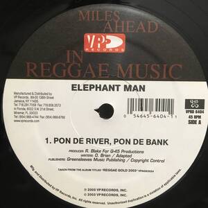 Elephant Man / Pon De River, Pon De Bank - All Out　[VP Records - VPRD 6404]