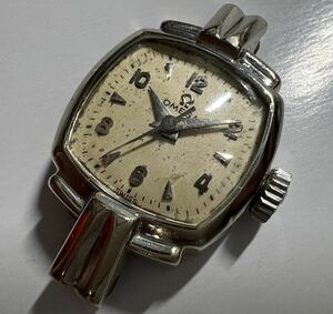 オメガ 手巻き 腕時計 cal.252 OMEGA X5225 43105 稼働品 vintage watch 3針　金色　1950年代　GOLD 151-1