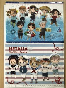 ヘタリア　HETALIA　水兵　アニメイトカフェ　合計2枚　クリアファイル (8079)