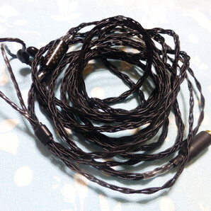 SONY MDR EX1000 EX800ST ケーブル 錫メッキ 八芯 ブレイド編み 300cm かなり長め 2way プラグ 3.5mm3極 6.3mm 標準 (カスタム可)