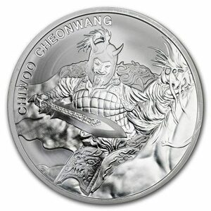[ written guarantee * capsule with a self-starter ] 2018 year ( new goods ) Korea [chiu*chon one ] original silver 1 ounce silver coin 