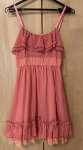 *CECIL McBEE Cecil McBee knee height no sleeve One-piece M Pink Lady -s