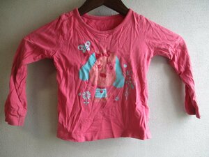【CHEROKEE】 長袖Tシャツ ベビー服 サイズ:95 色:ピンク 身丈:32 身幅:25 肩幅:22/EAT