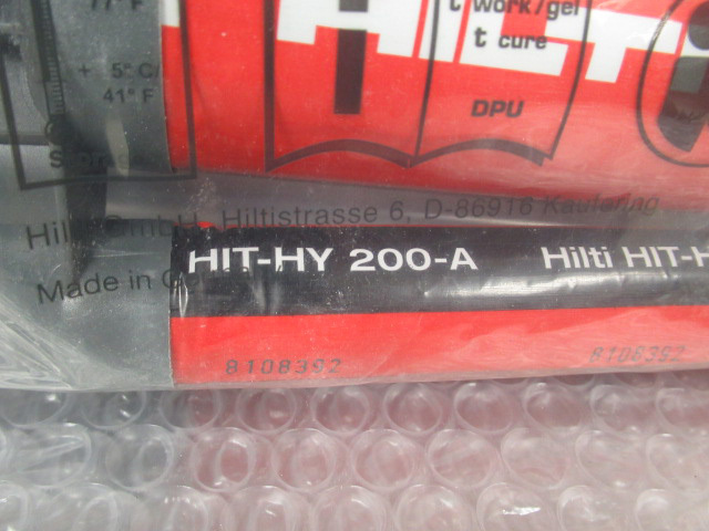 47%割引未使用 HILTI ヒルティ 接着系アンカー HIT-HY 200-A 330ml/590g 5点セット 管理22D0901D - www.promotionalproductsireland.ie 47%割引未使用 HILTI ヒルティ 接着系アンカー HIT-HY 200-A 330ml/590g 5点セット 管理22D0901D - www.promotionalproductsireland.ie