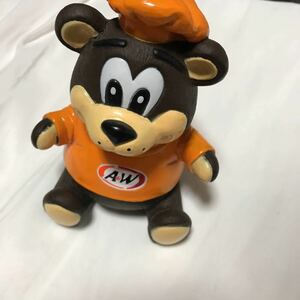 A＆W ルートベアーのソフビバンク アメリカ雑貨 アメリカン雑貨 貯金箱 おもしろ インテリア おしゃれ　展示品