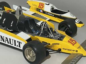 1円〜 お宝放出 レア絶版 Exoto 1/18 Renault RE-20 Turbo Jean-Pierre Jabouille ◆ 8位 1980 F1 World Championship ◆ エグゾト ルノー 