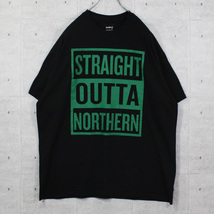 XL / 古着 Tシャツ 半袖 GILDAN STRAIGHT OUTTA パロディTシャツ プリント トップス SPO-2209024_画像1