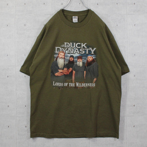 XL / 古着 Tシャツ 半袖 ALSTYLE DUCK DYNASTY アメリカ TV番組 プリント トップス SPO-2209016