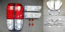 ランクル プラド 78 前期 LED テールランプ & コーナー & ウィンカー & サイド マーカー セット LJ78G LJ78W ランドクルーザー_画像1