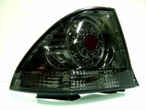 トヨタ アルテッツァ GXE / SXE 10 系 レッド スモーク LED テールランプ 左右 テールライト リアテール 黒 丸灯 98y - 05y_画像3