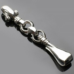 (KC-L001)SILVER925du-b clamp key holder / men's / lady's / silver key chain 