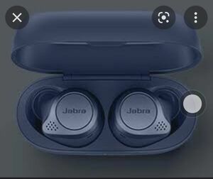 Jabra Fully Wireless Earphones, Active Noise Canceling, Elite Active 75t, Navy, IP57, Dustproof, Waterproof, Bluet0, Multi