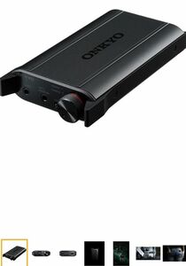 ONKYO Portable Headphone Amplifier DAC Equipped with Black DAC-HA200(B)