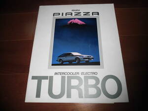  Piazza * turbo [ catalog only JR120 Showa era 59 year 6 month 18 page ] XS turbo /XE turbo TURBO
