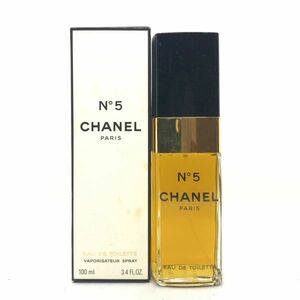 CHANEL シャネル No.5 EDT 100ml ☆残量たっぷり9割　送料510円