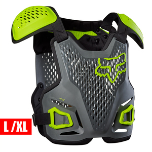 ['23 new color ] FOX R3 chest protector dark Shadow L/XLiz