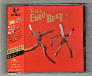 Σ 廃盤 91年盤 ALCB-172 CD アルバム/That's EUROBEAT Vol.24/ザッツ・ユーロビート/CHRIS CHIP CHIP MELA MYSTERY 他