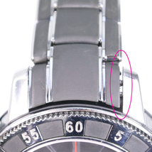 TIFFANY&Co. ティファニー マーク T-57 18014637 腕時計 SS シルバー クオーツ クロノグラフ メンズ グレー文字盤【21033023】中古_画像8