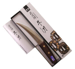 150mm 正広作 ローズ頭取り包丁 ナイフ 牛刀 関の特殊刃物 信頼の日本製♪