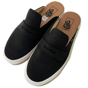 格安VANS バンズ STYLE53 Mule DXスリッポン BLACKレザーローファー 26.5cm 新品未使用