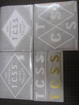 作成代行B仕様 T.C.S.S. TCSS ステッカー ハイグレード耐候６年oracal651 40色以上から選べます。_画像3