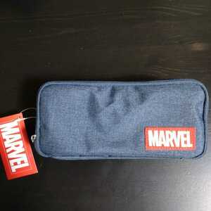 MARVEL ペンケース　筆箱　ネイビー