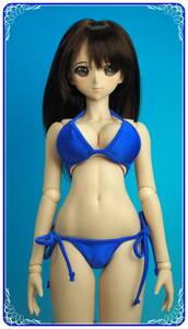 * DDdy Dyna my to body for string bikini blue *