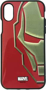  free shipping [ unused goods ]MARVEL Ironman iPhoneX iPhoneXs case #ma- bell 