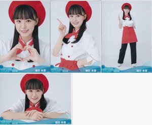 STU48 福田朱里 月別 netshop 生写真 2022 8月 2022.08 4種コンプ