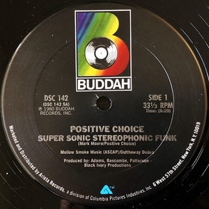 【Funk 12】Positive Choice / Super Sonic Stereophonic Funk