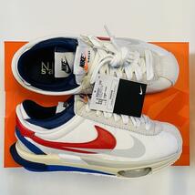 sacai × NIKE ZOOM CORTEZ WHITE AND UNIVERSITY RED 26.5 サカイ ナイキ ズーム コルテッツ ホワイト ユニバーシティレッド 国内黒タグ_画像2