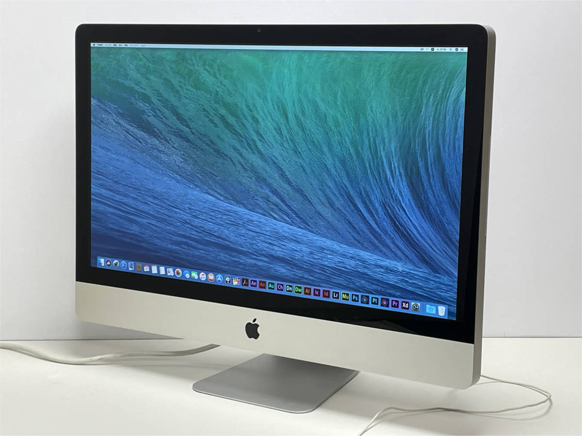 Apple iMac 27インチ Mid 2011 i7-3.4GHz 500GB SSD+1TB HDD 16GBメモリ AMD Radeon HD 6970M 1GB