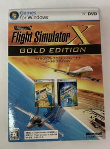 Flight Simulater マイクロソフト フライトシュミレーター X ゴールドエディション フライトシミュレーション【T15-009】 