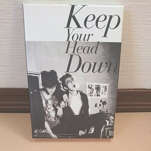 東方神起 Keep Your Head Down CD&DVD モノクロミニ写真集 ハードケース入り