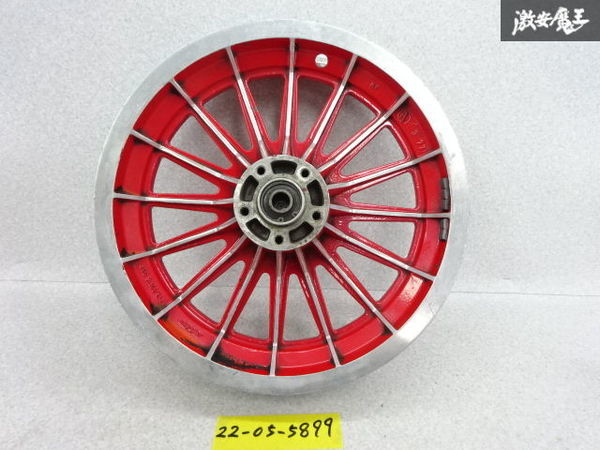 ハーレーダビットソンFLHXのフロントアルミホイル及びタイヤ-