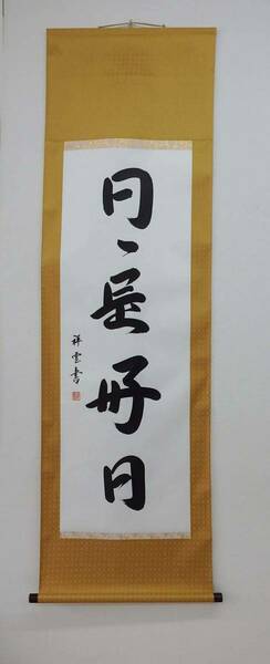 【在庫現品特価】日々是好日　尺五立　掛軸　佐藤祥雲