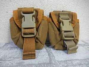 J28 訳あり特価！希少！◆MOLLE II HAND GRENEDE POUCH2個◆米軍◆サバゲー！